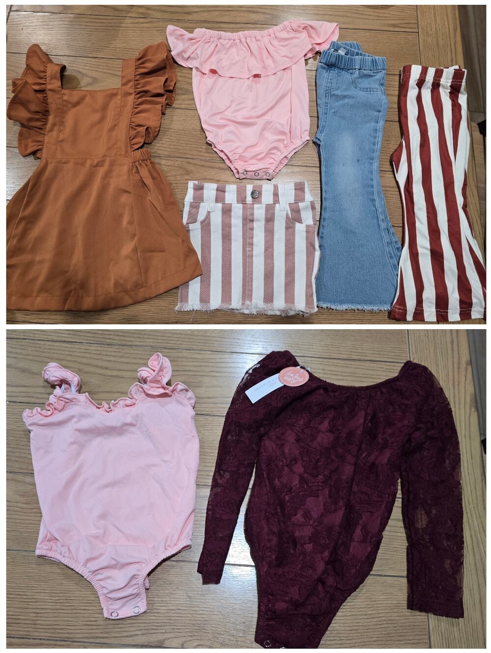 Baileys Blossoms Bundle of 7 girls clothes NWOT 2T/3T